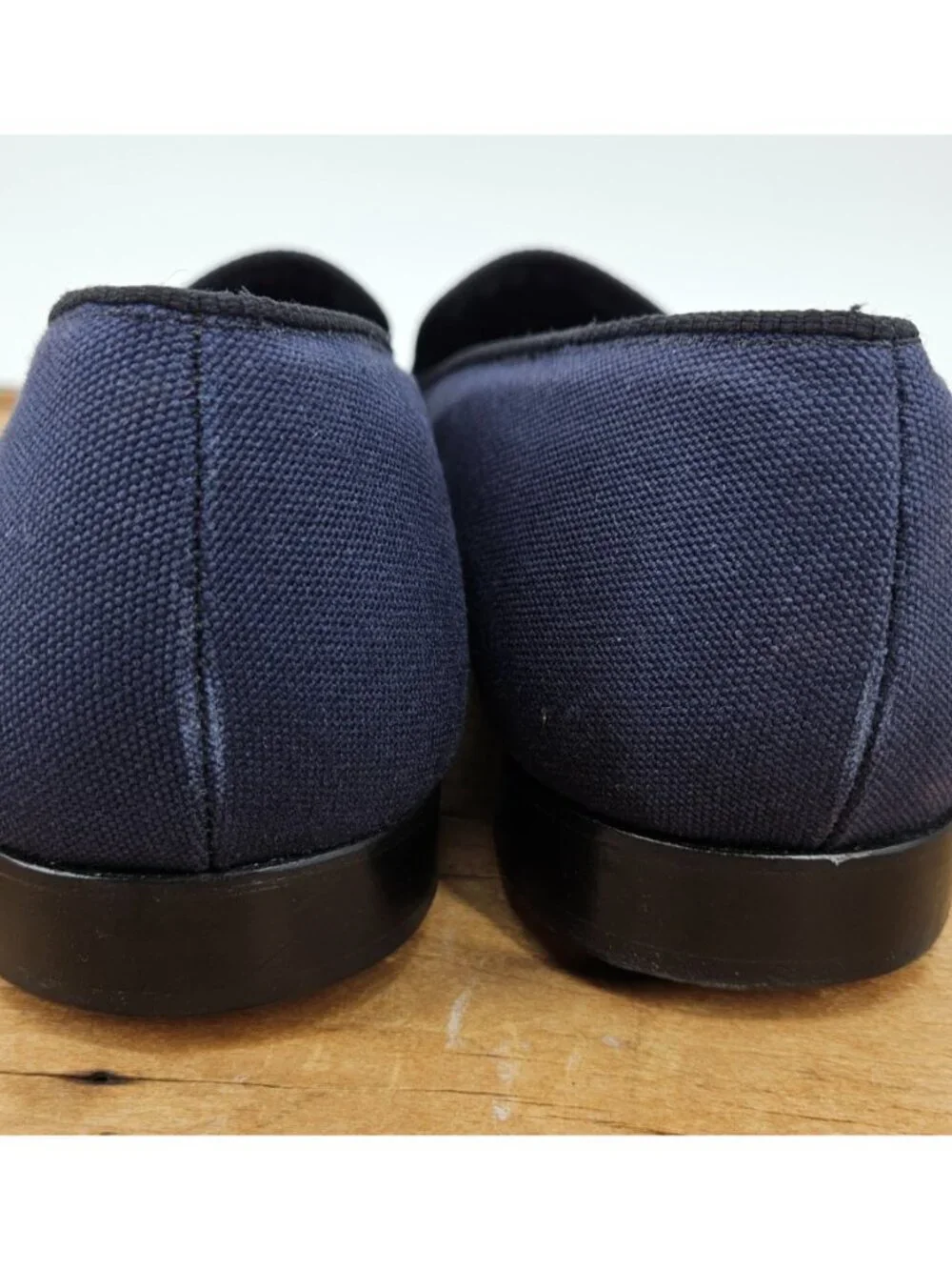 Brooks Brothers Peal & Co Embroidered Flamingo Loafers Mens 11.5 Blue Slipper